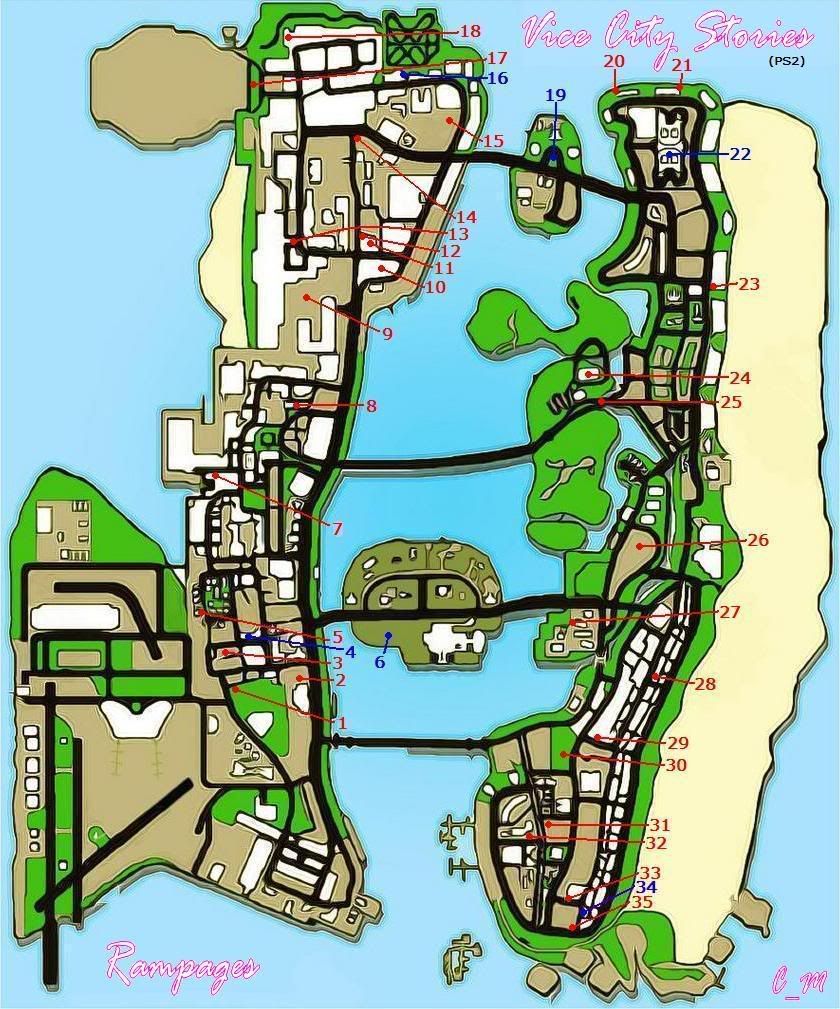 Map question  Grand Theft Auto Vice City Stories Forum  Neoseeker Forums